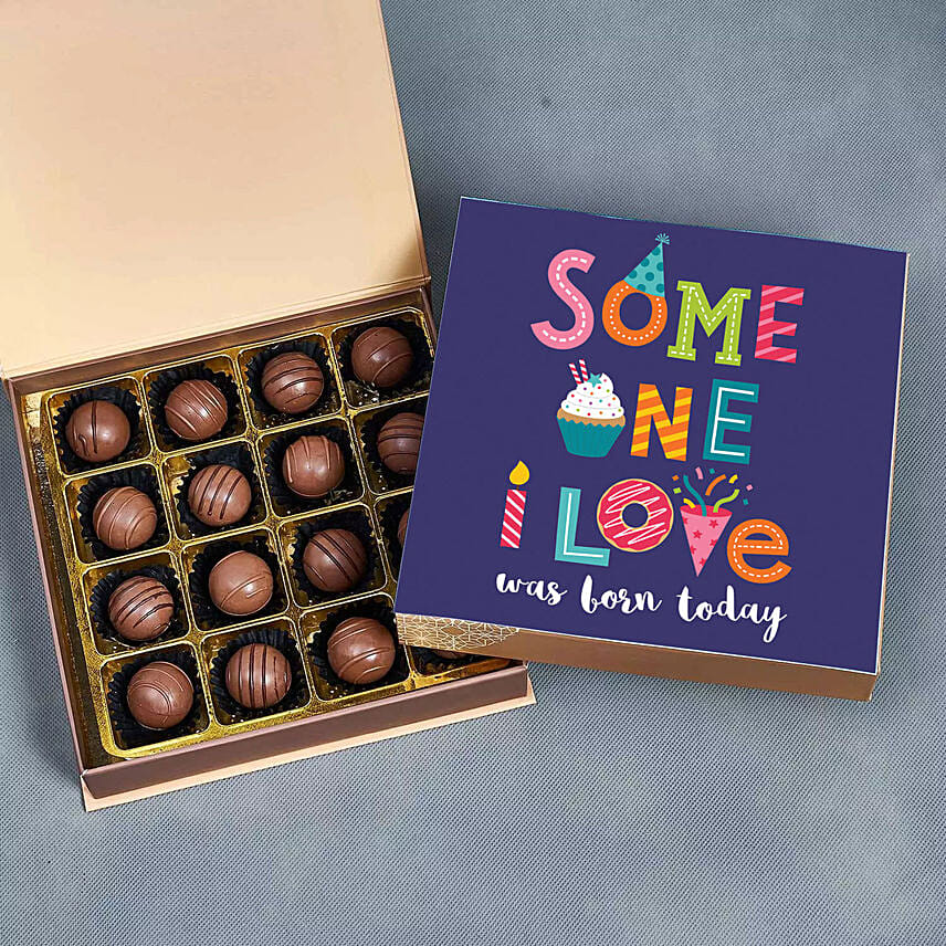 Birthday Wishes Chocolate Truffles