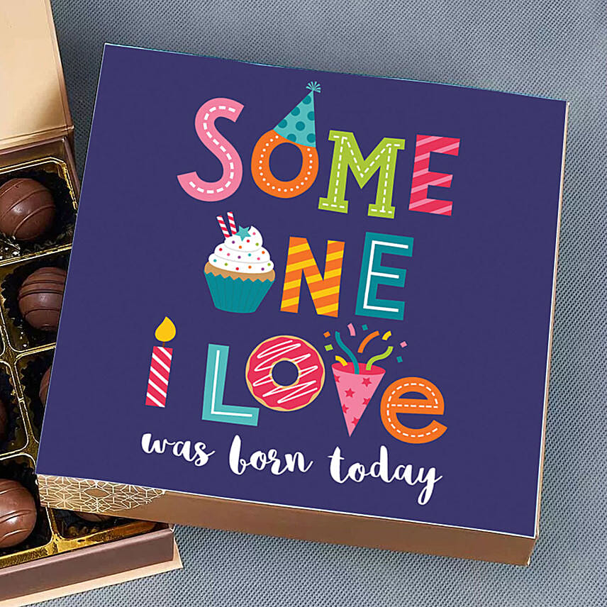 Birthday Wishes Chocolate Truffles