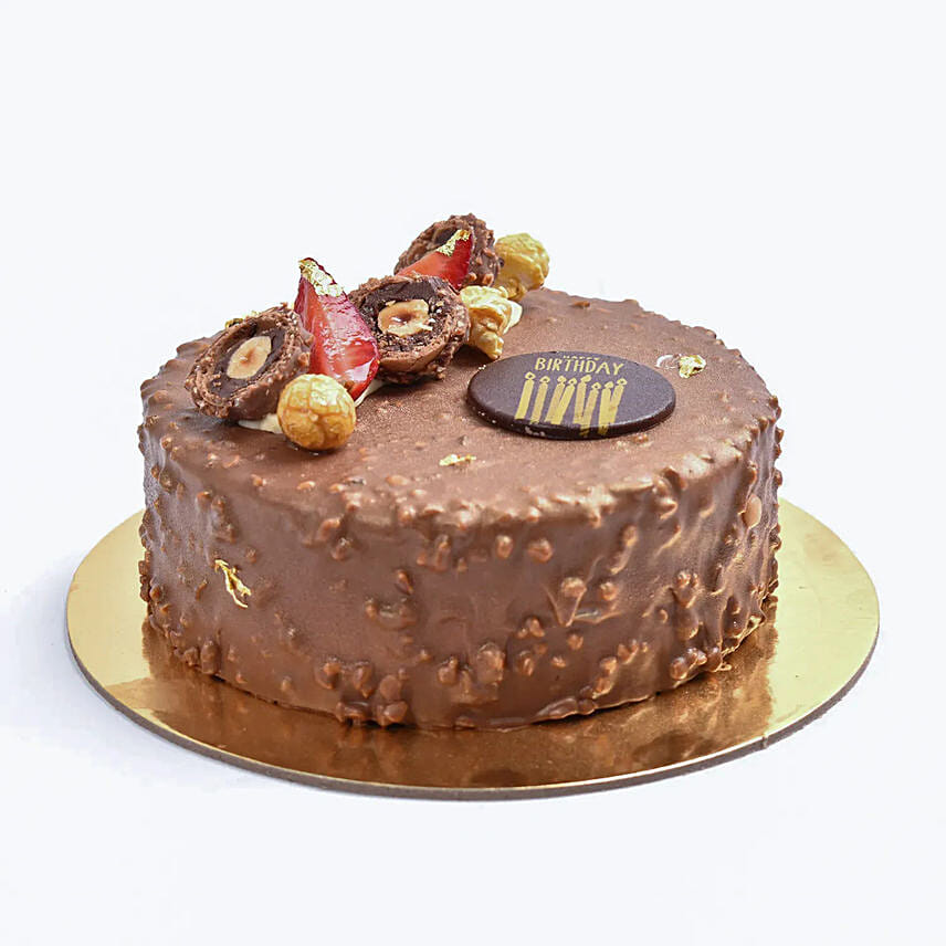 Birthday Yummy Rocher Cake 8 Portion