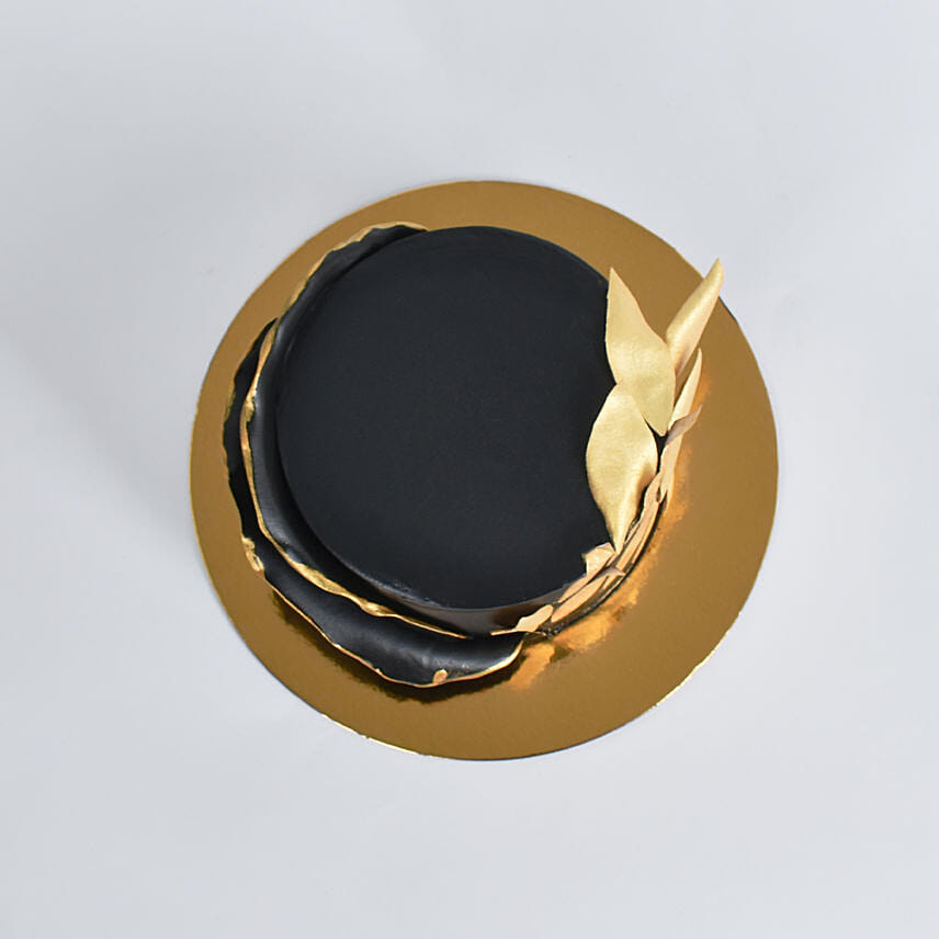 Black Beauty Fondant Marble Cake