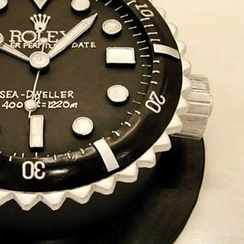 Black Rolex 3D Cake Red Velvet
