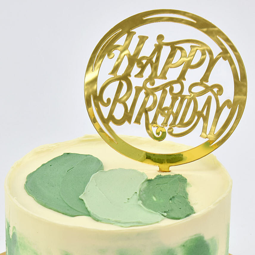 Blissful Birthday Memories Cake