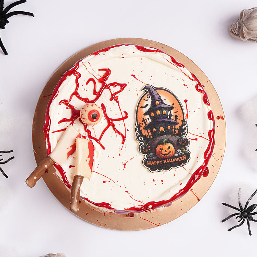 Bloody Horror Cake Red Velvet 8 Portion