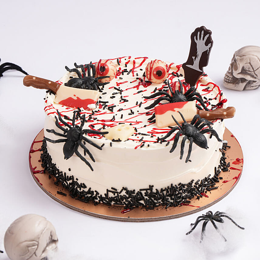 Bloody Web Of Terror Chocolate Cake 8 Portion