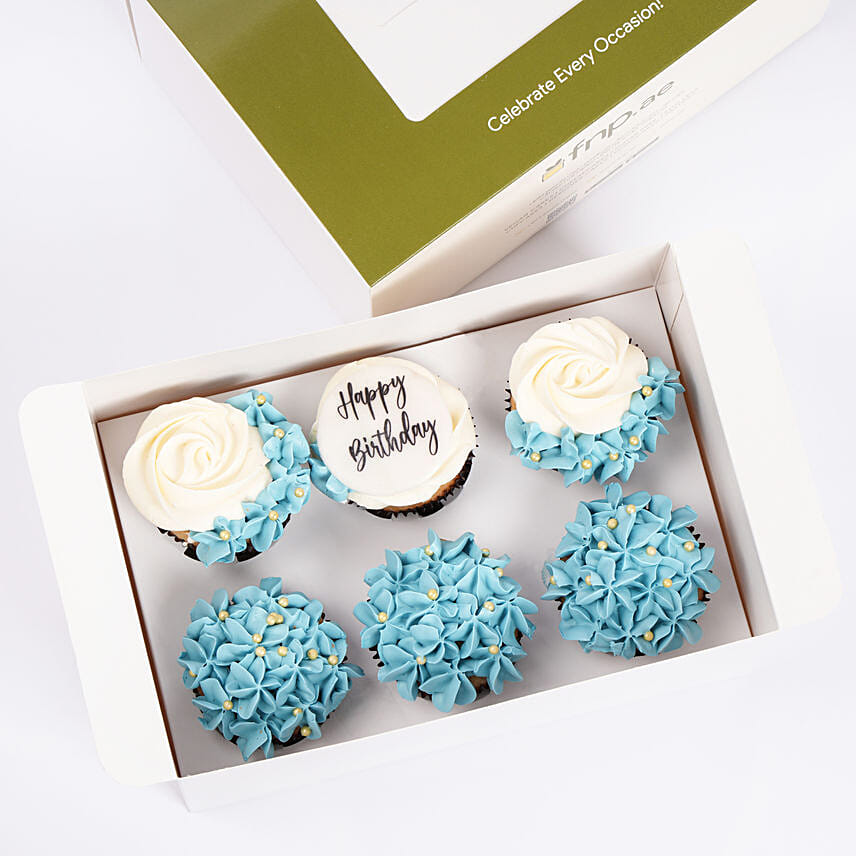 Blossoms of Celebration Red Velvet Cupcake
