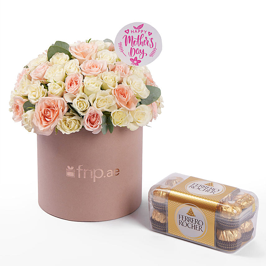 Blush Bloom Delight with Ferrero Rocher