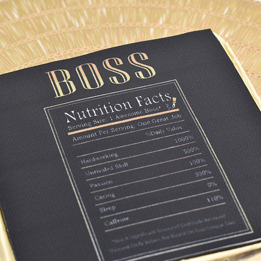 Boss Nutritional Fact Cake 8 Potion