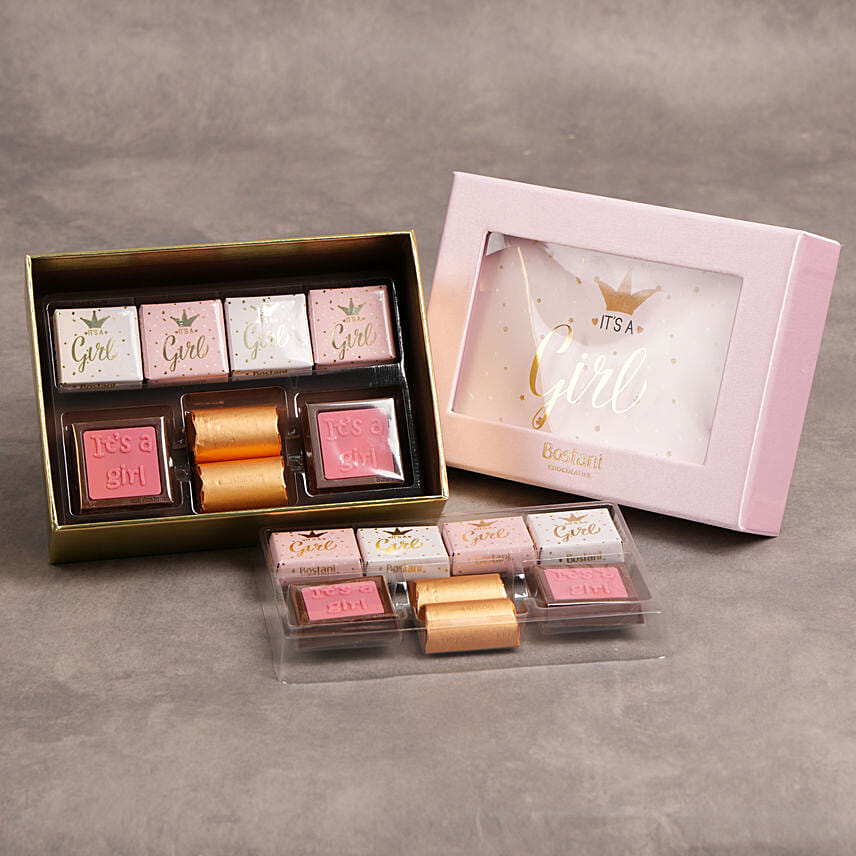 Bostani Chocolates Twins Birth with Flower