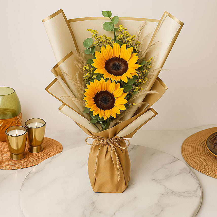Bouquet Of Sunshine Flowers