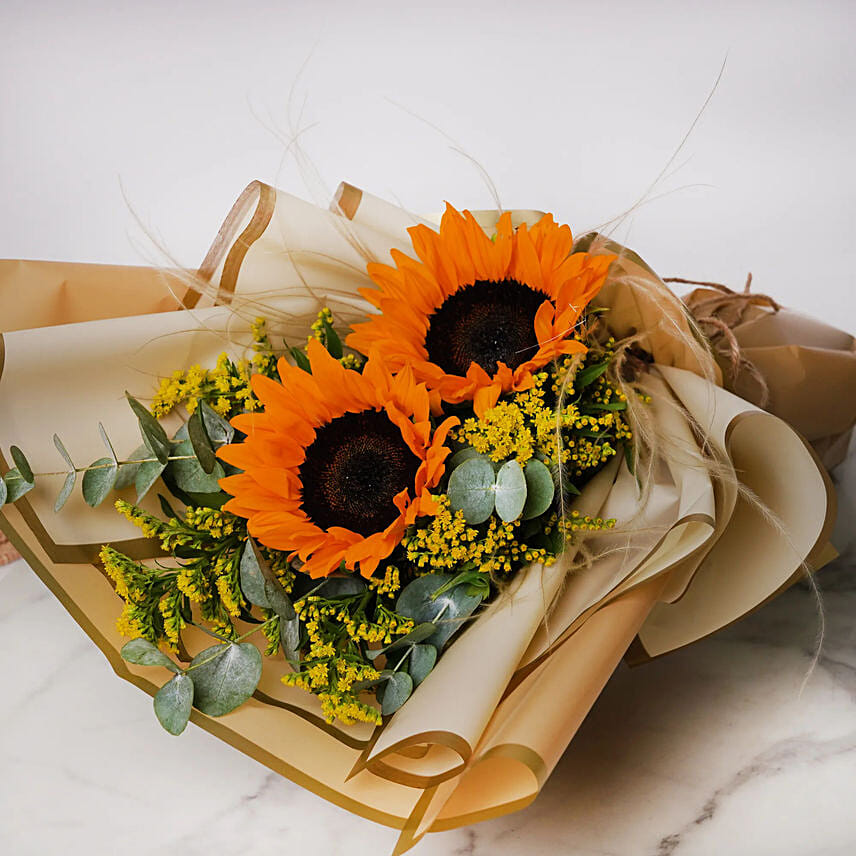 Bouquet Of Sunshine Flowers