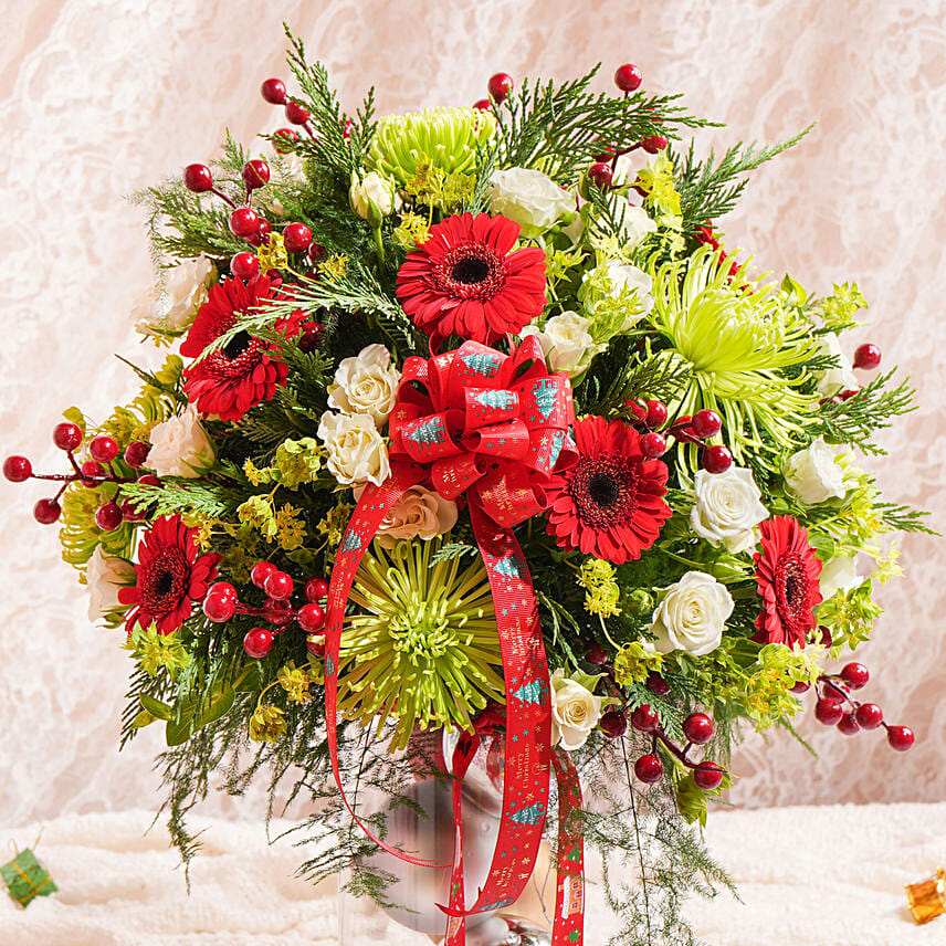 Bright and Shine Flowers Vase