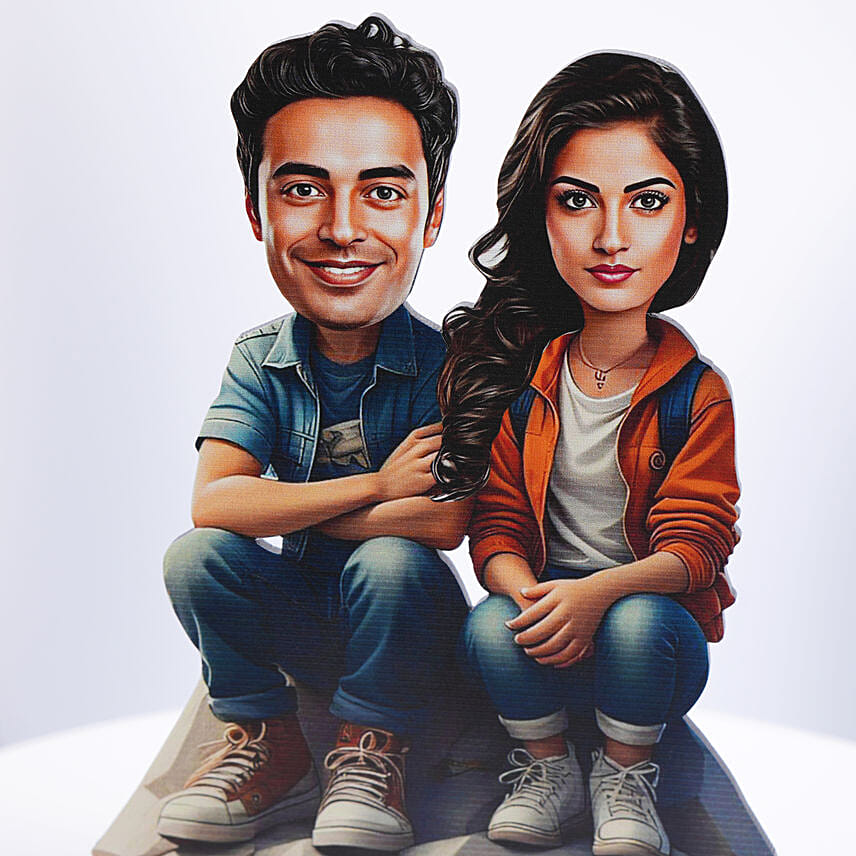 Brother N Sister Caricature