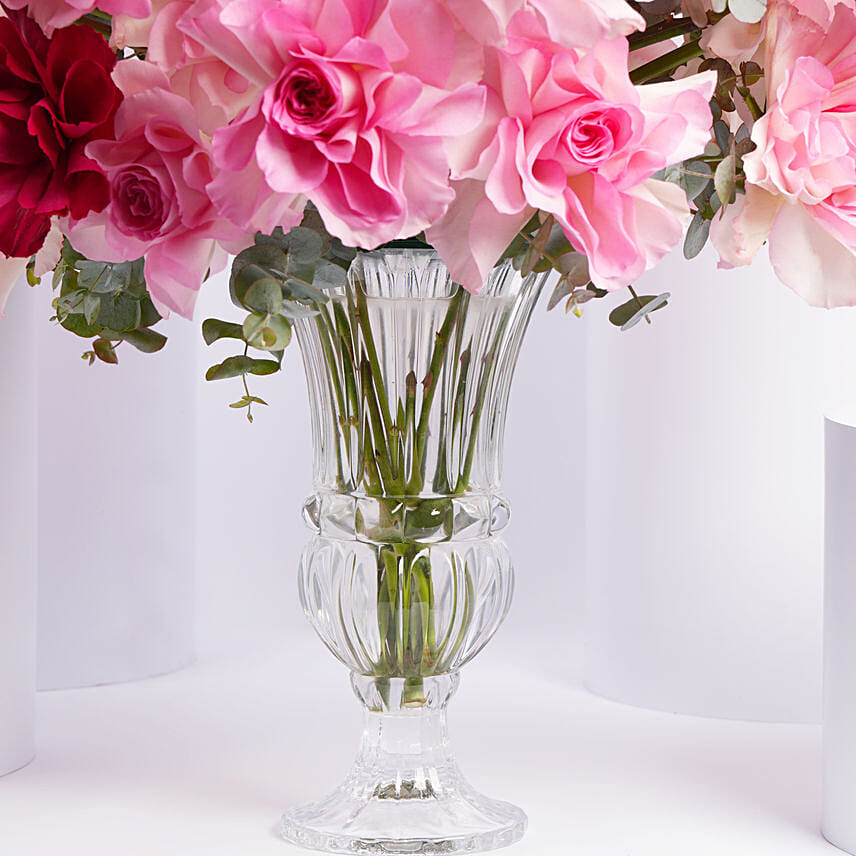 Bunch of 50 Gorgeous Pink Roses