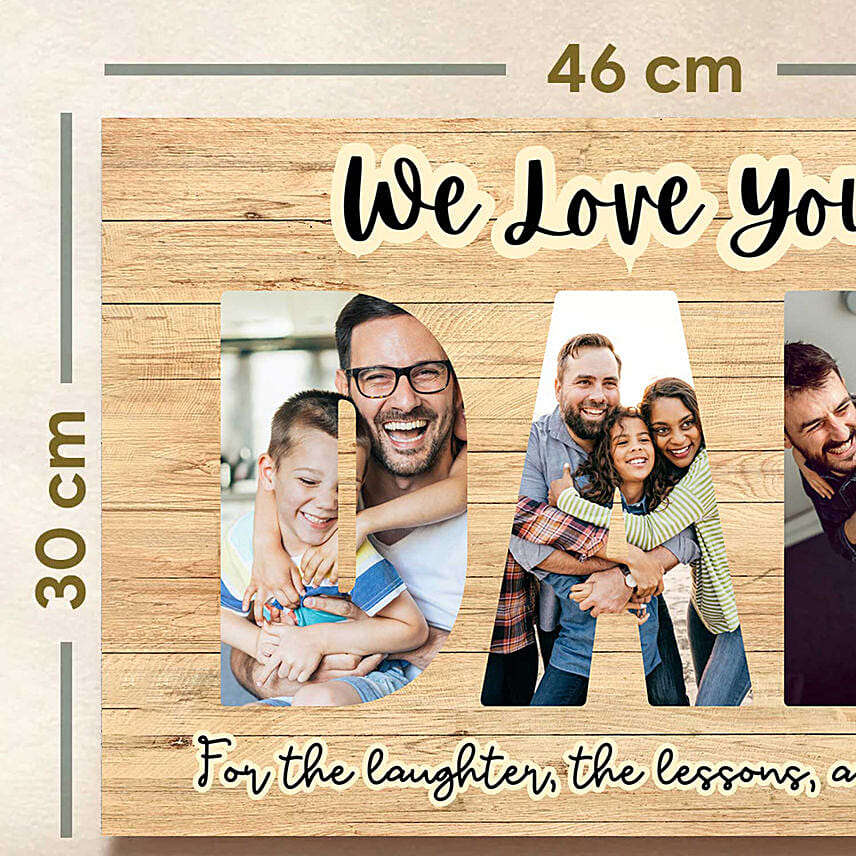 Canavas Photo Frame For Dad