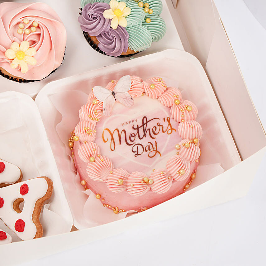 Carnations And Roses Bouquet And Treat Boxes