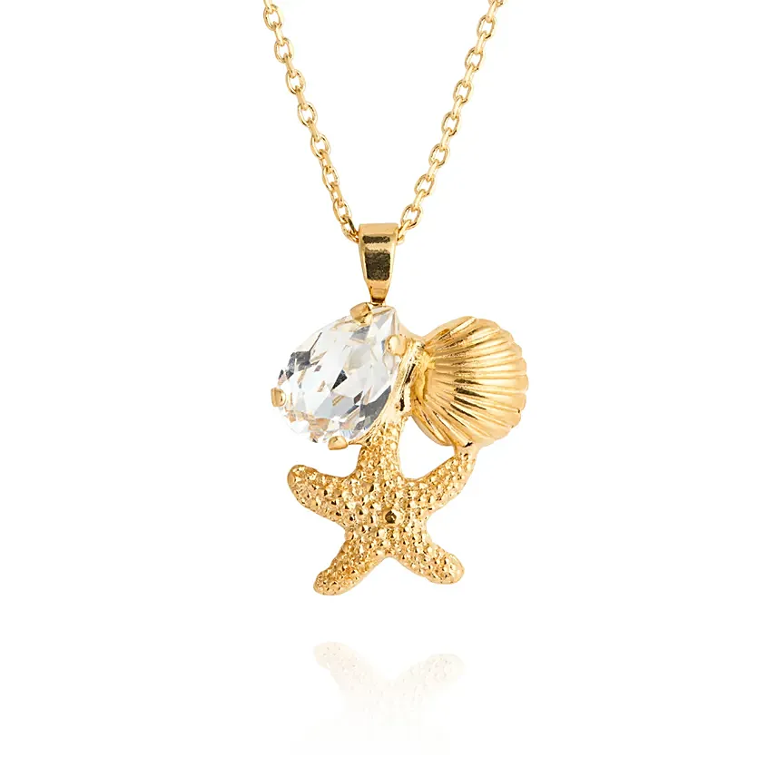 Caroline Svedbom 18k Gold plated Seascape Necklace for Her