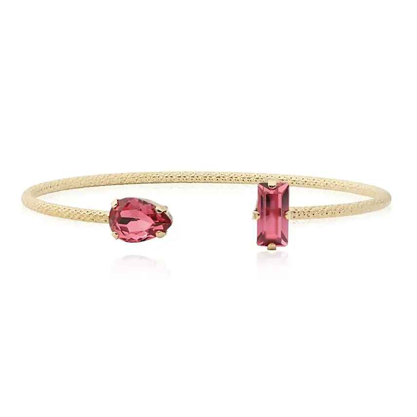Caroline Svedbom 18k Gold plated Swarovski Crystal Rose Bracelet