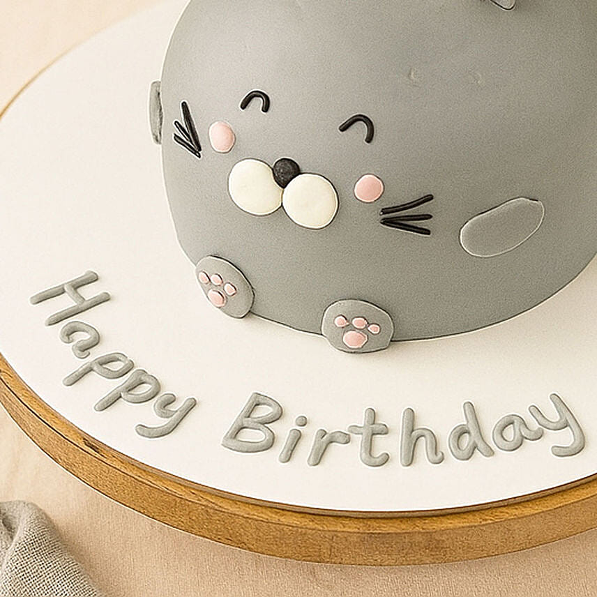 Cat Theme Chocolate Fudge Cake 1 KG