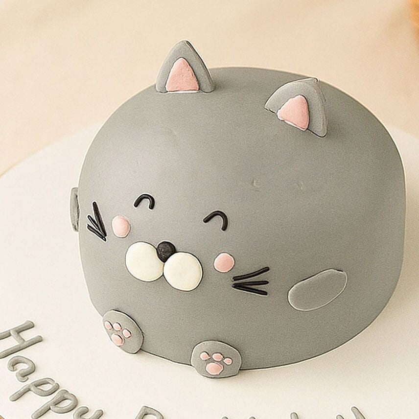 Cat Theme Chocolate Fudge Cake 1 KG