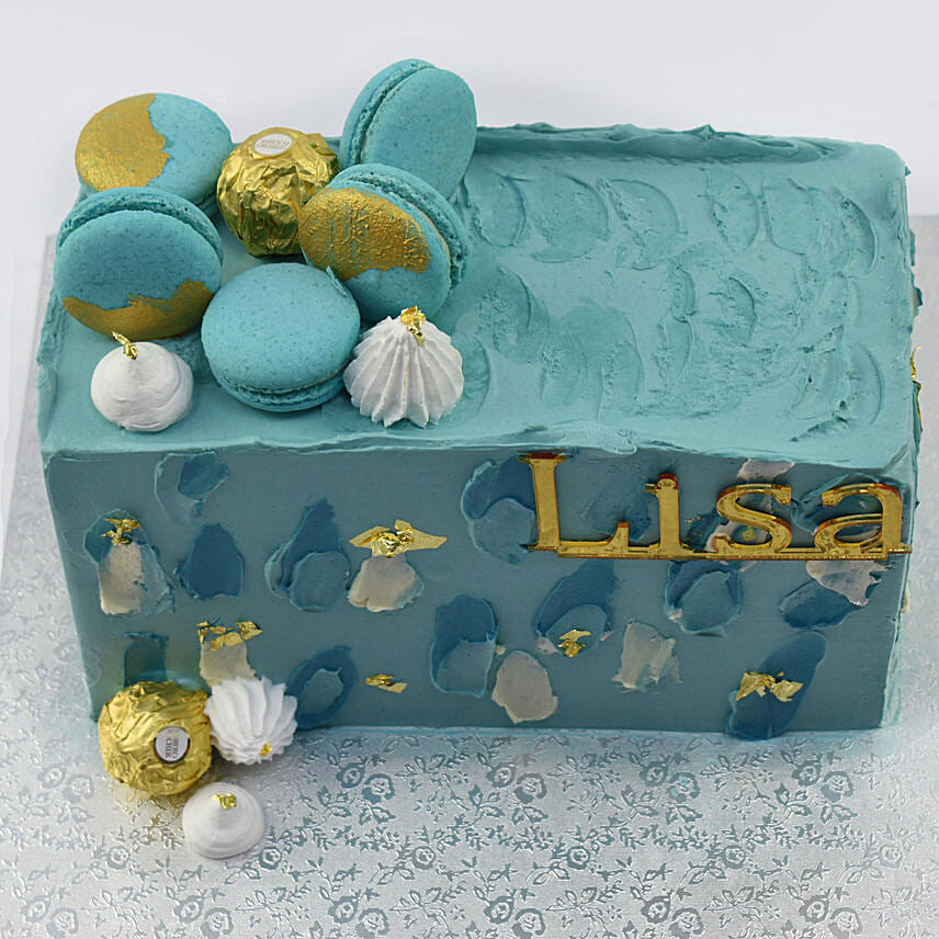 Celebration Delights Personalised Name Vanilla Cake
