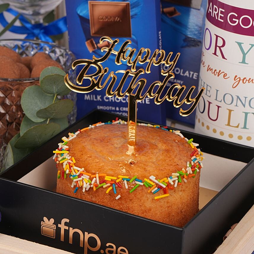 Celebration In Blue Hamper