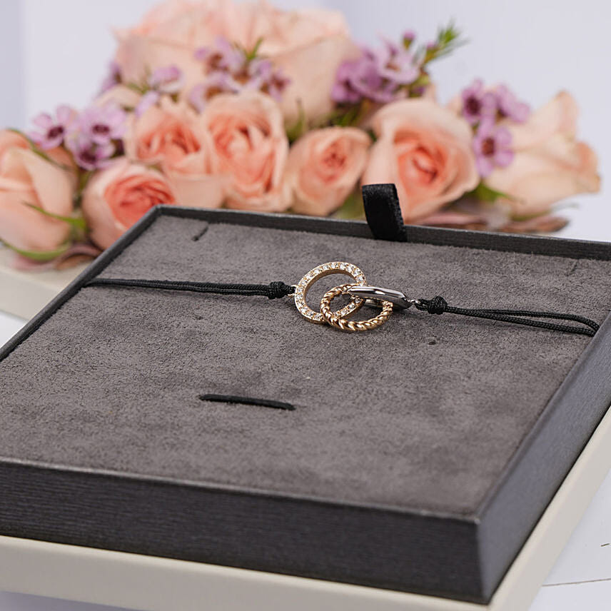 Cerruti 1881 Braided Circles Bracelet For Her