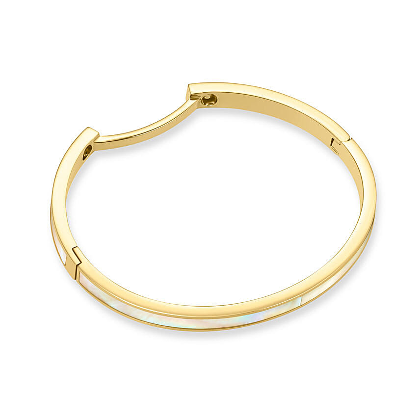 Cerruti 1881 Bridge Gold Plated Bangle for Women