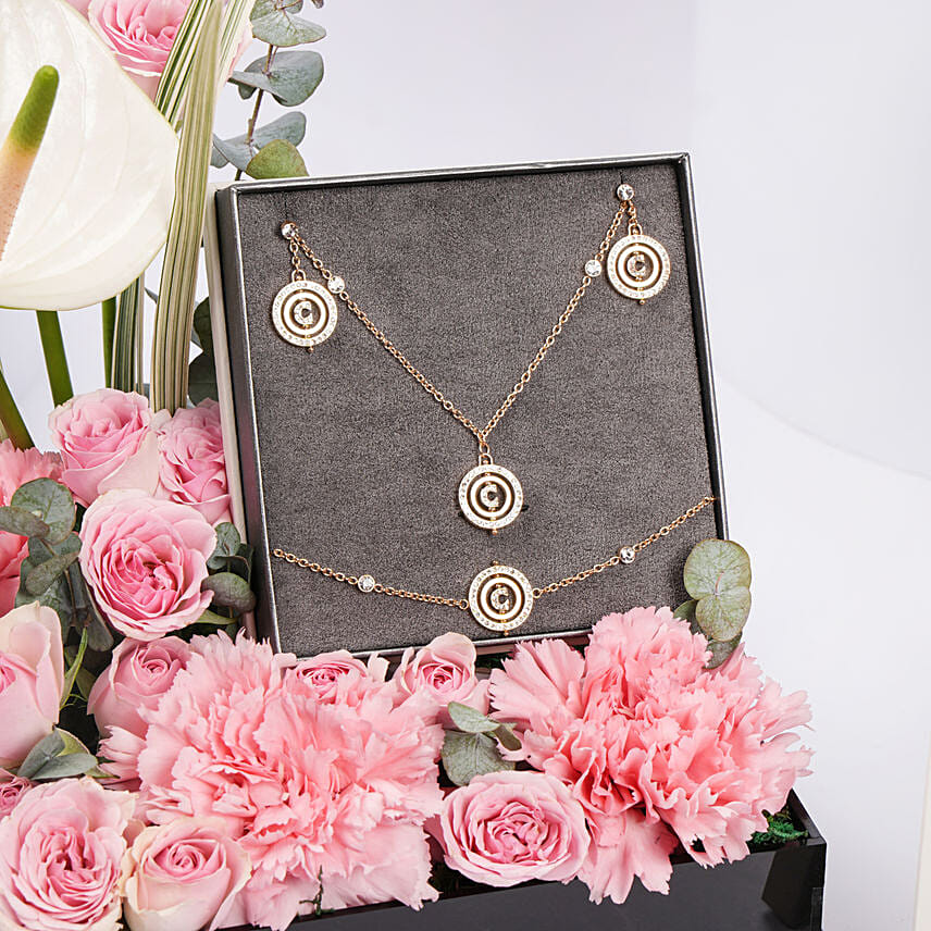 Cerruti 1881 Supreme Gold Plated Jewellery Gift Set For Her