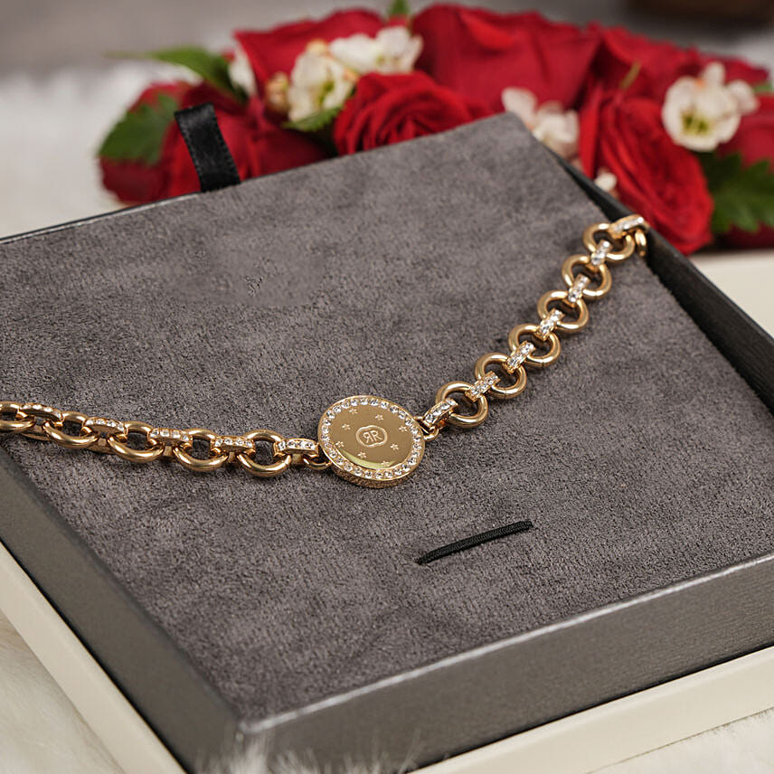Cerruti Gold Plated Patrona Bracelet For Her