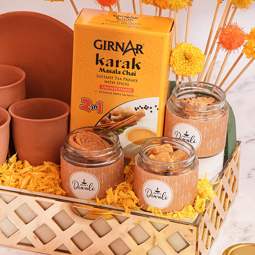 Chai And Snacks Diwali Hamper