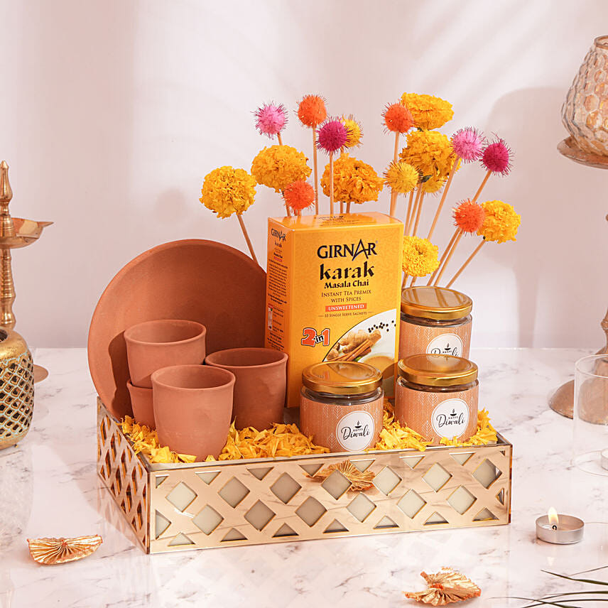 Chai And Snacks Diwali Hamper