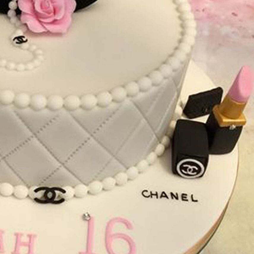 Chanel 3D Theme Cake Chocolate