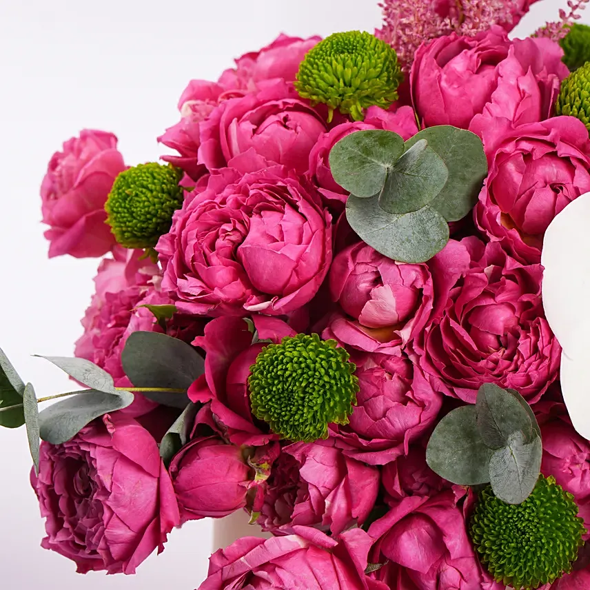 Charming Pink Rose Bloom Box