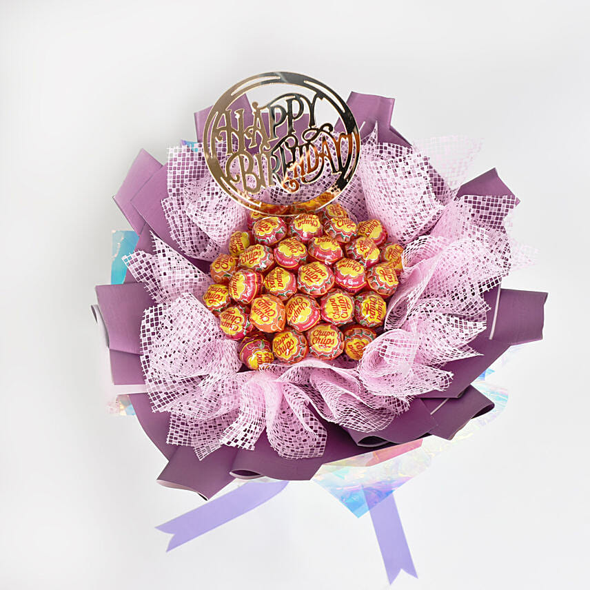 Cheerful Lollipop Bouquet