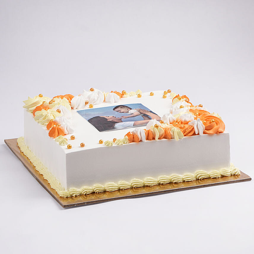 Cheerful Moments Red Velvet Photo Cake