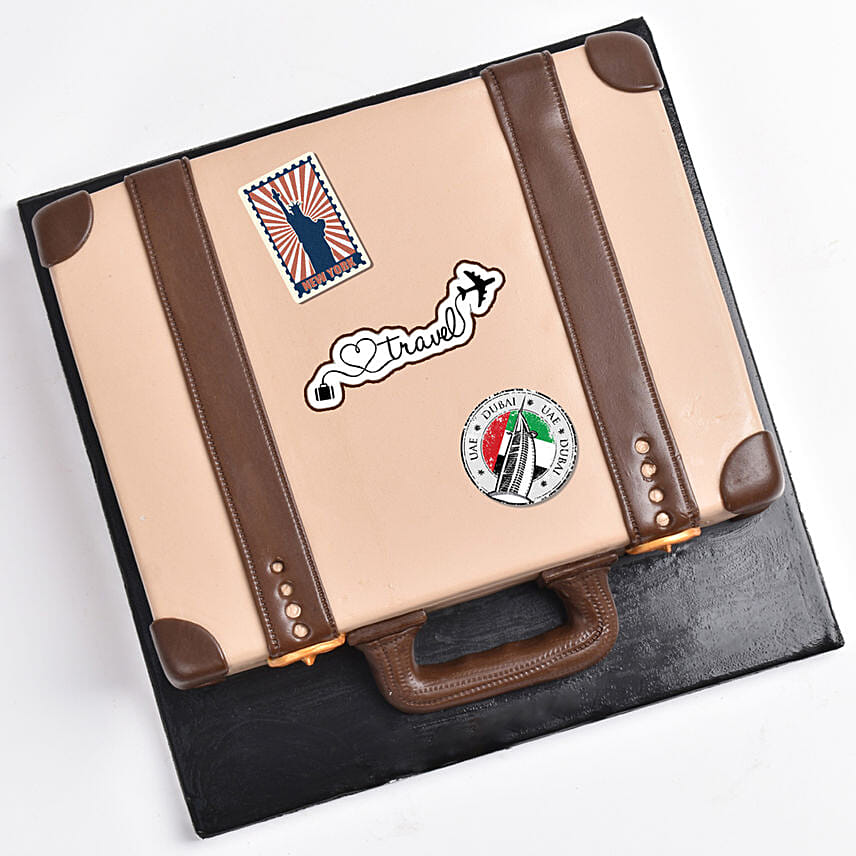 Chocolate Suitcase Cake