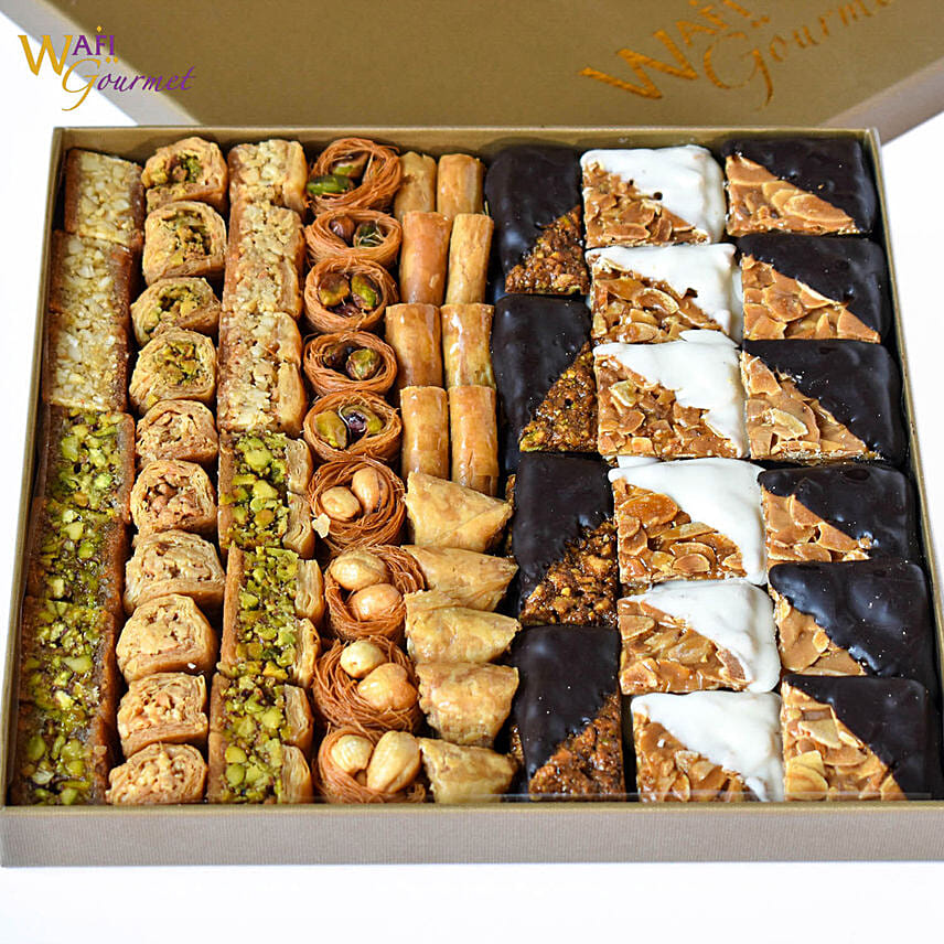 Chocolates and Baklawa Box By Wafi