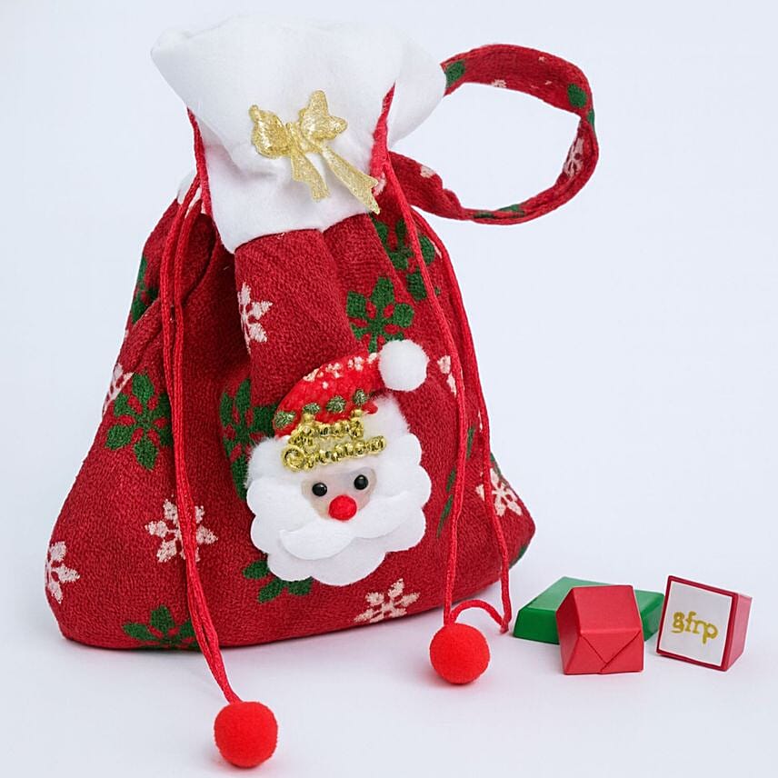 Chocolates in Santa Potli Bag