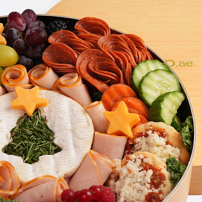 Christmas Cheese Platter