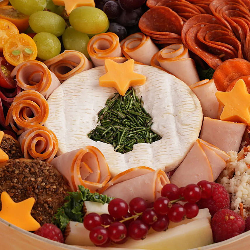 Christmas Cheese Platter