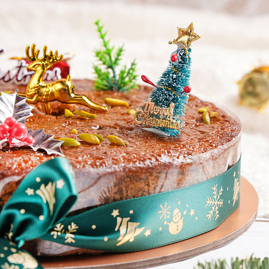 Christmas Cherry Plum Cake 8 Portion