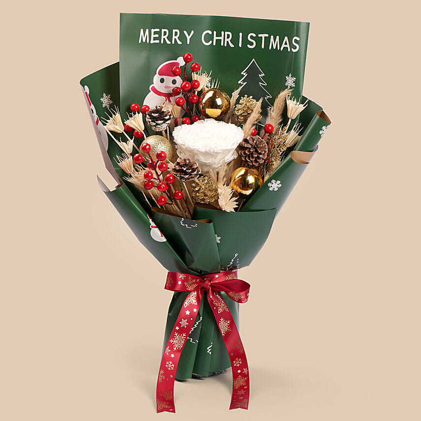 Christmas Evergreen Cheer Bouquet