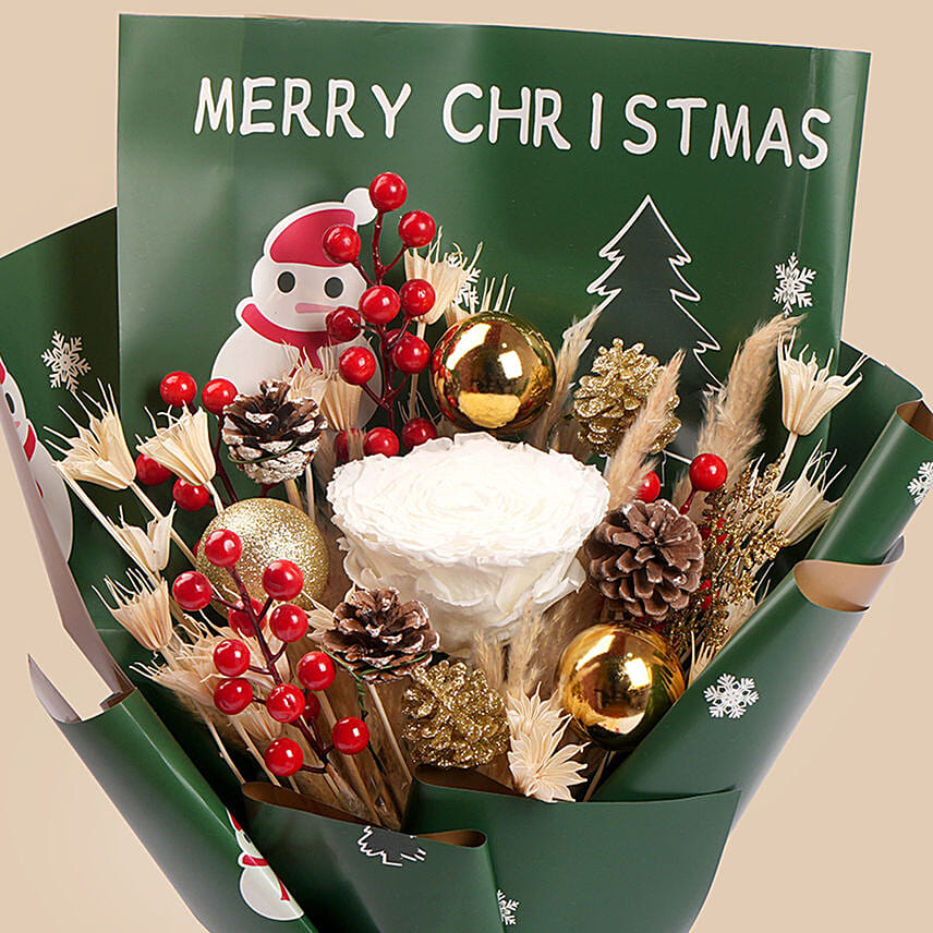 Christmas Evergreen Cheer Bouquet