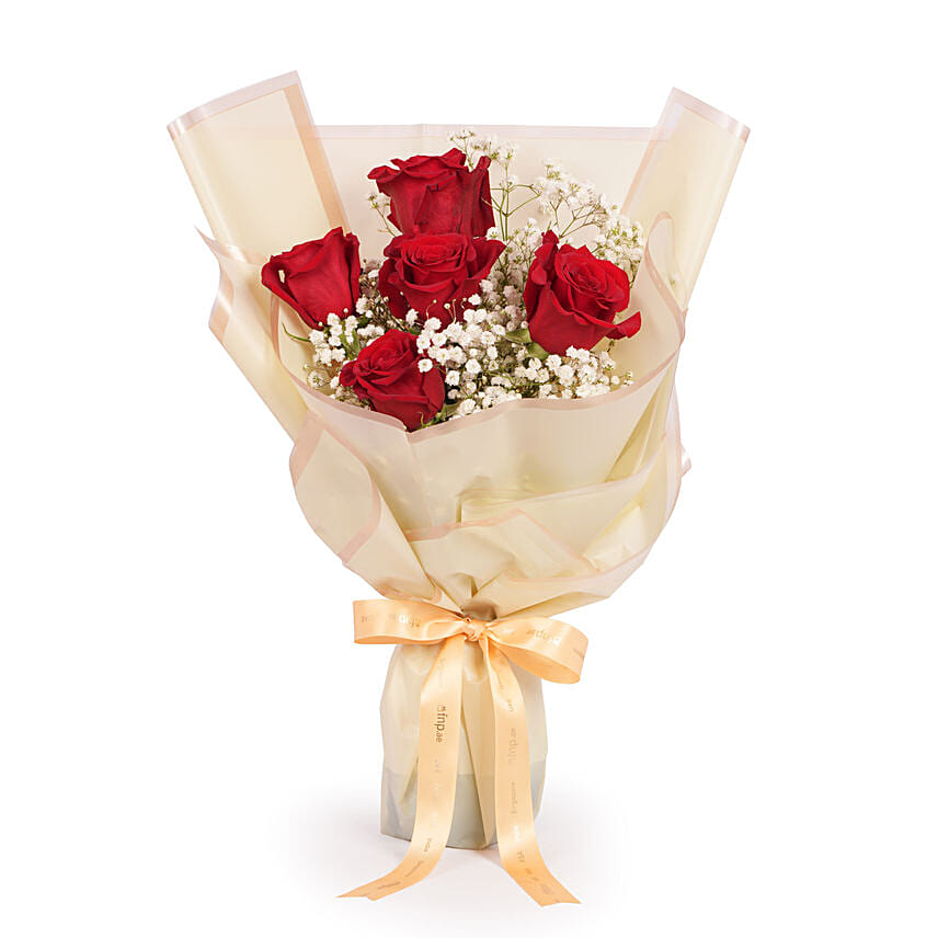Classic Red Rose Hand Bouquet