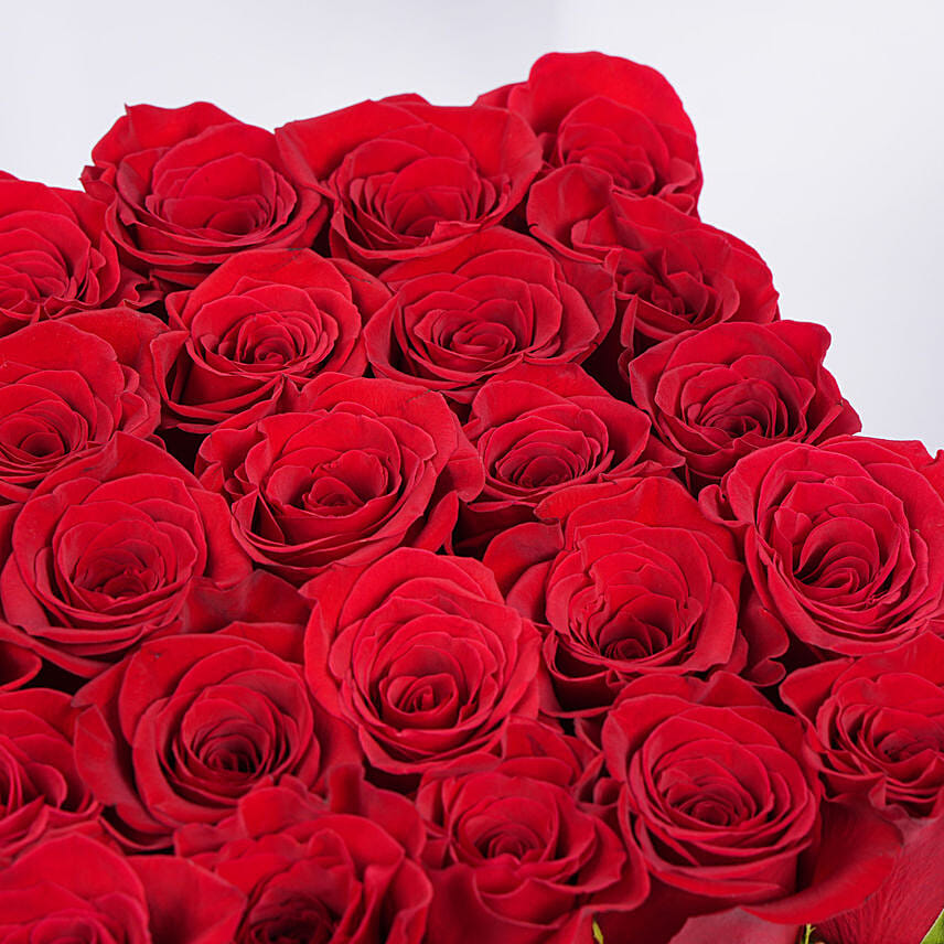 Classic Red Roses Arrangement