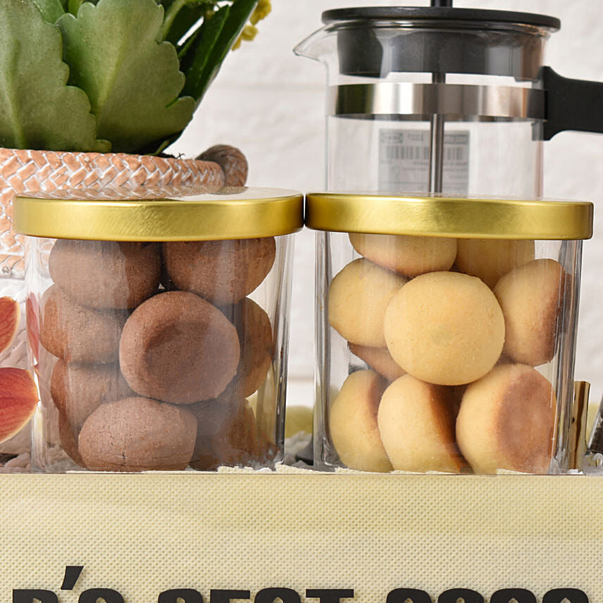 Coffee And Cookies Hamper For Boss