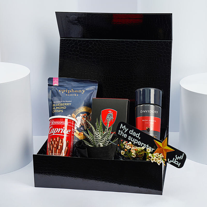 Coffee and Perfume Hamper for Father