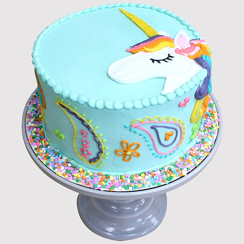 Colourful Unicorn Cake