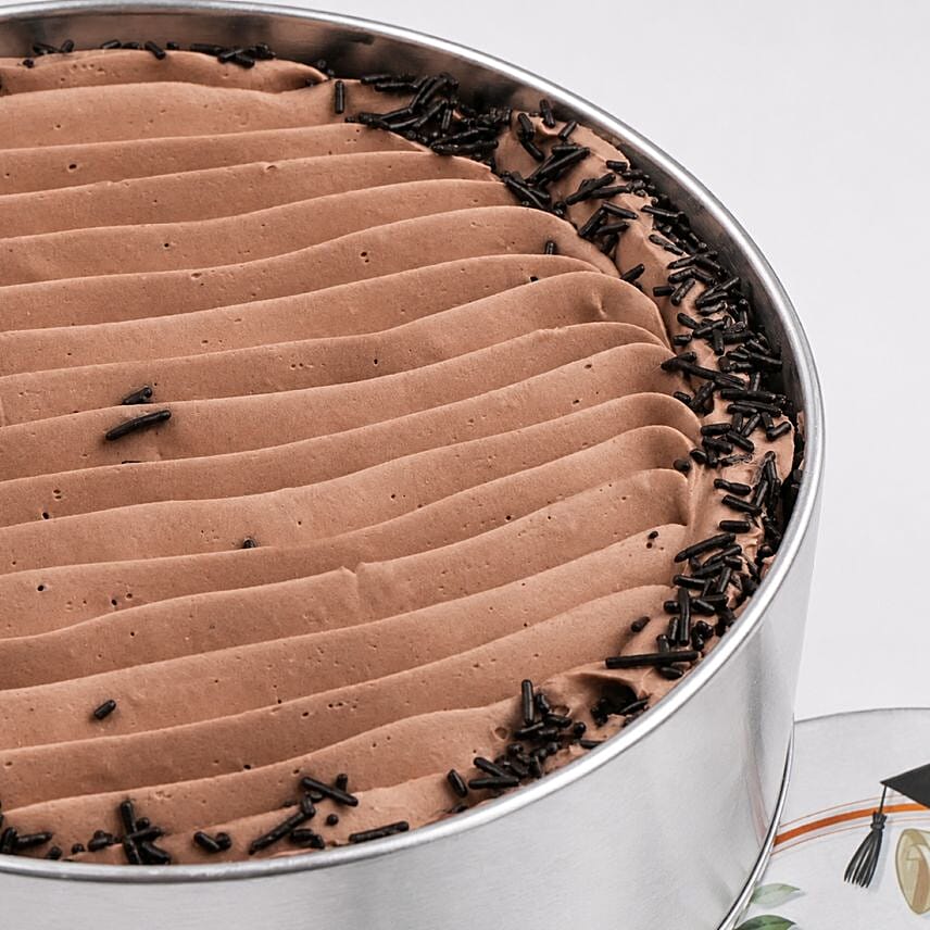 Congrats Graduate Choco Red Velvet Tin Cake