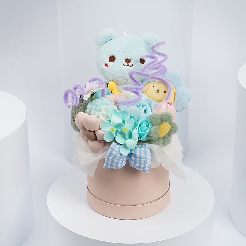 Congrats New Born Boy Cuddles Box